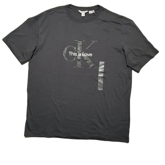 Calvin Klein Pride Relaxed Fit Monogram Logo T-Shirt‎ Love is Love Crewneck - Picture 1 of 5